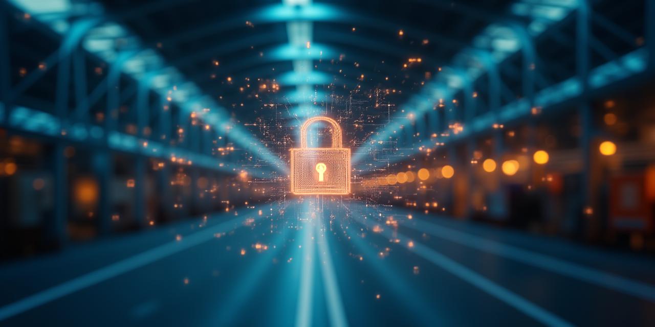 A high-tech digital security concept for international forwarding